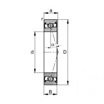 roulements HCS71902-C-T-P4S FAG