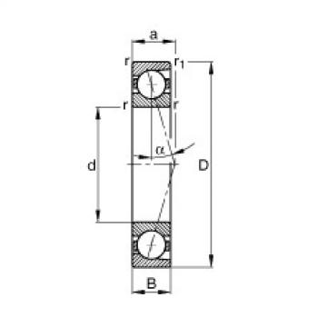 roulements B7020-C-T-P4S FAG