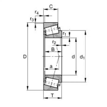 roulements K33895-33822 FAG