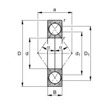 roulements QJ207-MPA FAG