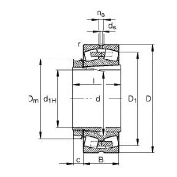 roulements 23124-E1A-K-M + H3124 FAG