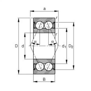 roulements 3800-B-2Z-TVH FAG