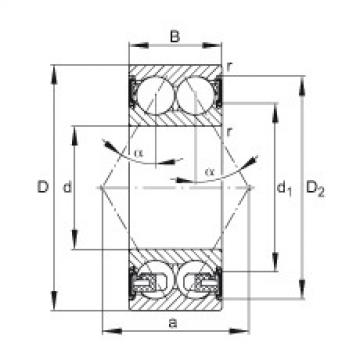 roulements 3202-BD-2HRS-TVH FAG