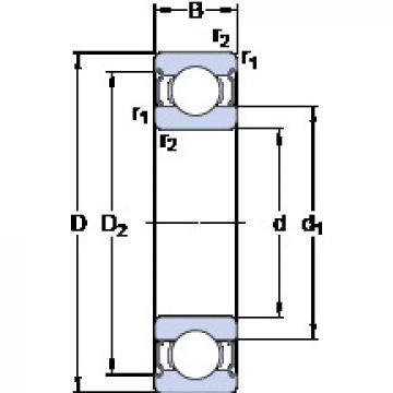 roulements 61903-2Z SKF