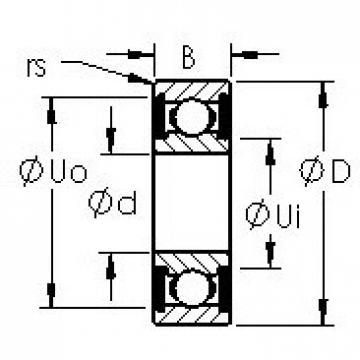 roulements 6200-2RS AST