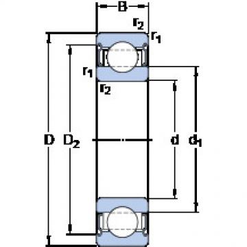 roulements 6212-2Z/VA208 SKF