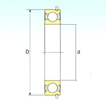 roulements 6211-ZZNR ISB