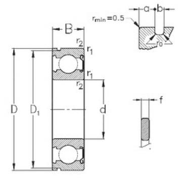 roulements 6214-Z-NR NKE