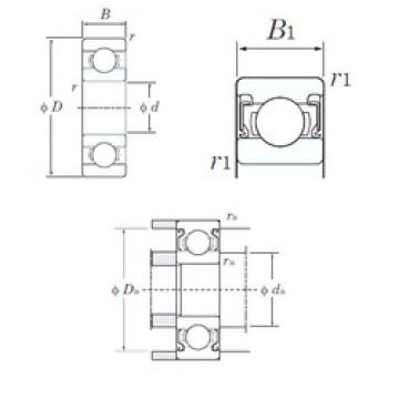 roulements 697-2RS KOYO