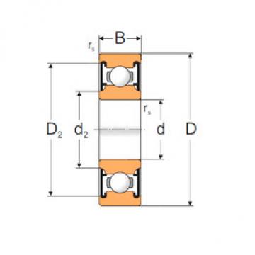 roulements 62208-2RS1 MPZ