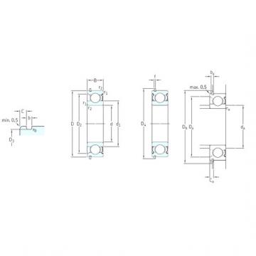 roulements 6212-ZNR SKF