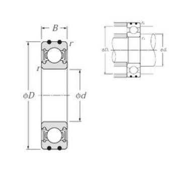 roulements AC-6204LLU NTN