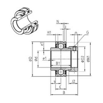 roulements CEX210 SNR