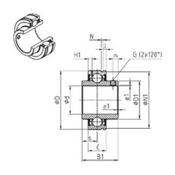 roulements CUC208 SNR