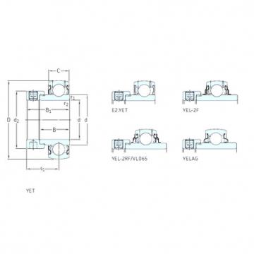 roulements YEL206-102-2F SKF