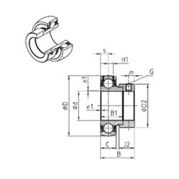 roulements ES205G2 SNR