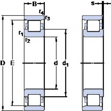 roulements N 206 ECP SKF