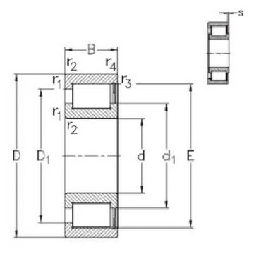 roulements NCF3056-V NKE