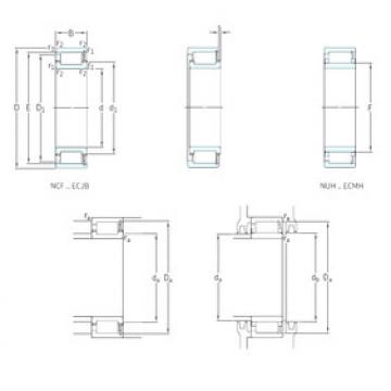 roulements NUH2222ECMH SKF