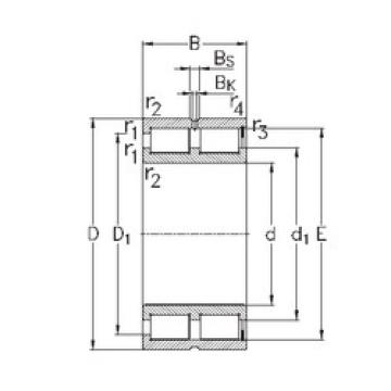 roulements NNCF5028-V NKE