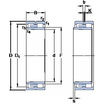 roulements NNU 4956 BK/SPW33 SKF