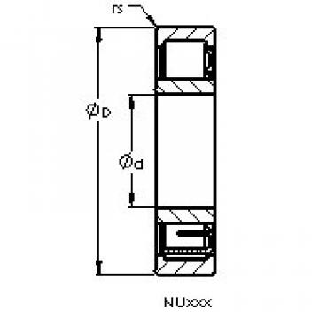 roulements NU2218 EM AST