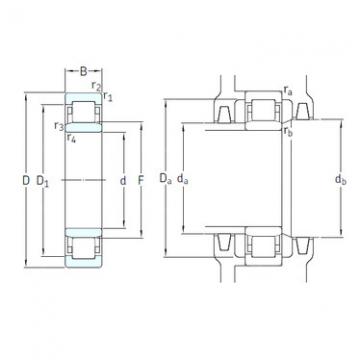 roulements NU1013ECP/HC5C3 SKF