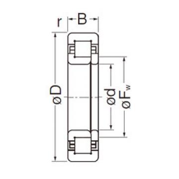 roulements NUP206EG NACHI