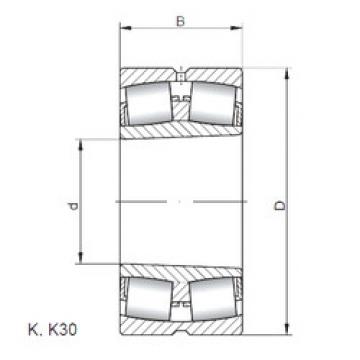 roulements 21318 KW33 ISO