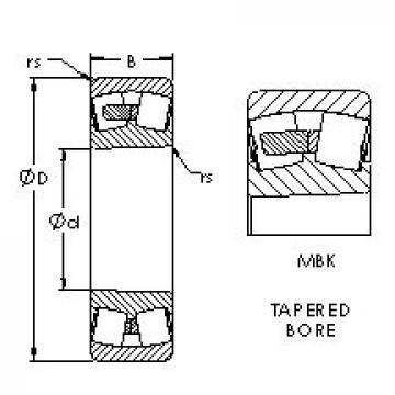 roulements 23036MBK AST