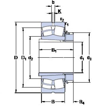 roulements 22334 CCK/W33 + H 2334 SKF