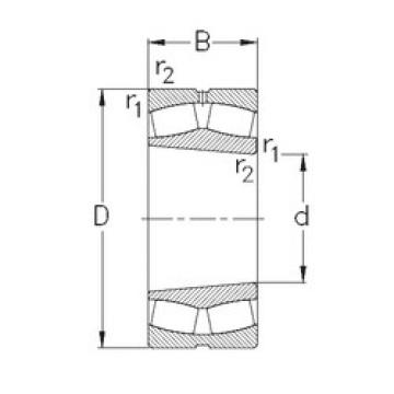 roulements 22210-E-K-W33 NKE