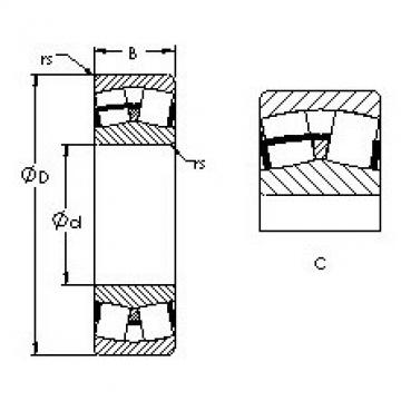 roulements 22311C AST