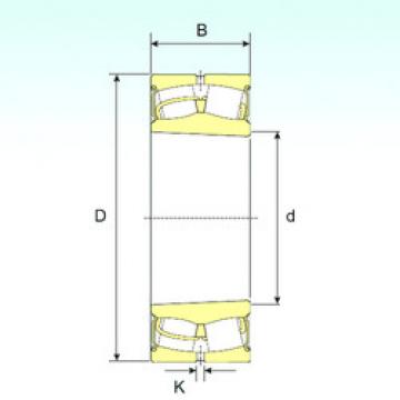 roulements 22211-2RSK ISB