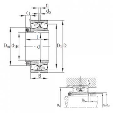 roulements 23068-K-MB+H3068 FAG