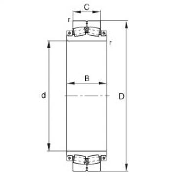 roulements 230SM500-MA FAG