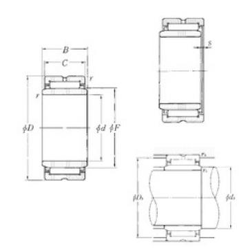 roulements MR8811240+MI-728840 NTN