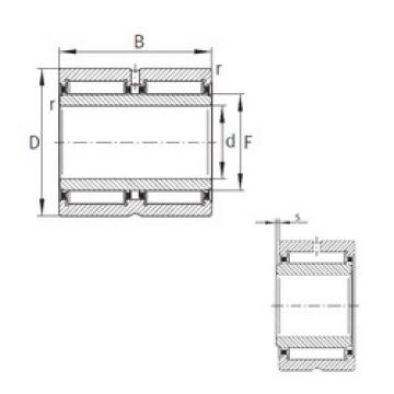 roulements NA6908-ZW-XL INA