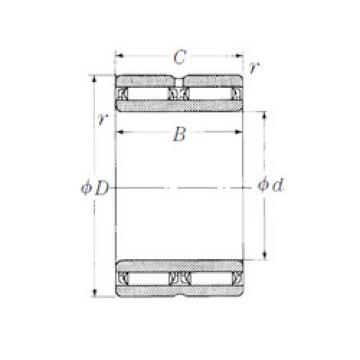 roulements NAFW102220 NSK