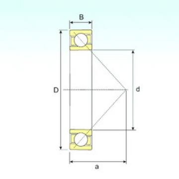 roulements 7028 B ISB