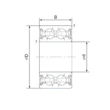 roulements 2TS2-DF0719LLX2CS35/L310 NTN