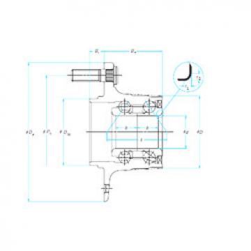 roulements 30BWK18 NSK