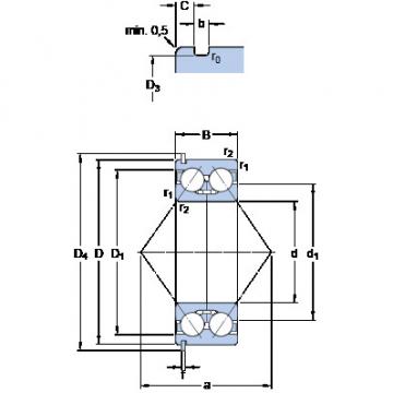 roulements 3308 DNRCBM SKF