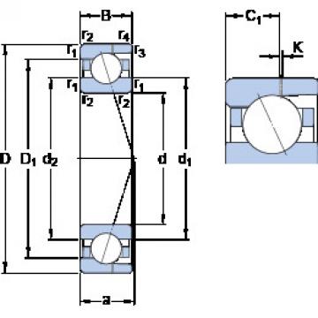 roulements 709 ACD/HCP4AH SKF