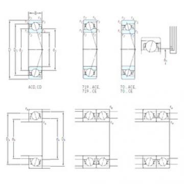 roulements 7007 CD/P4A SKF