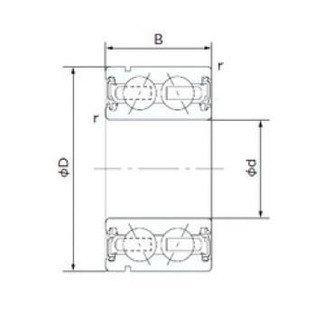 roulements BD25-9T12C3**UR NSK