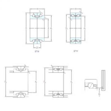 roulements BTM 170 BM/P4CDB SKF