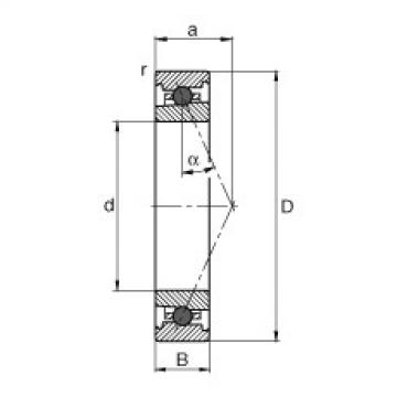 roulements HC7011-E-T-P4S FAG