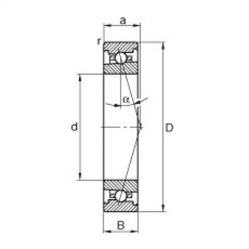 roulements HS7017-C-T-P4S FAG