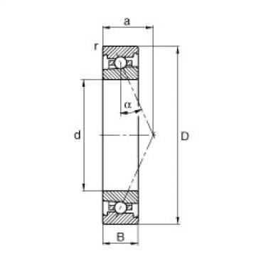 roulements HS71909-E-T-P4S FAG